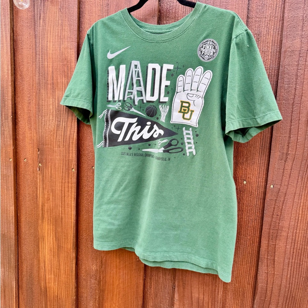 University of Baylor Final Four 2021 Nike Medium T-shirt